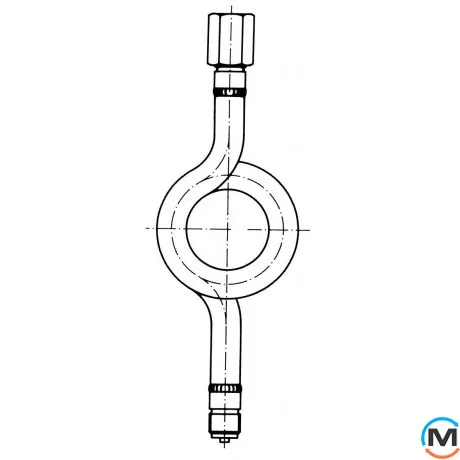 Сифонна труба Afriso спіральна для манометра, фото 