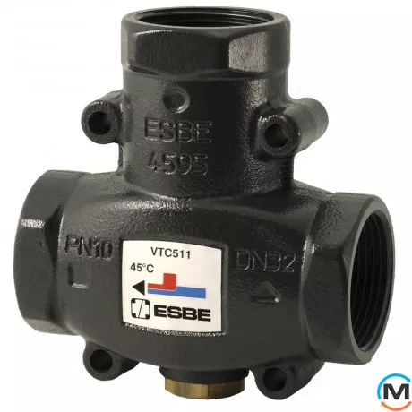 Термічні клапани Esbe VTC511 Rp 1" DN25 kvs 9 T=70_C, фото 