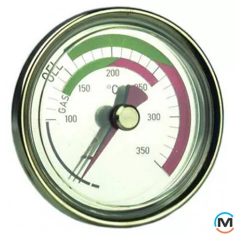 Термометри димового газу Afriso RT 80, стрижень 300, Т 0…500°C конус регульований, фото 