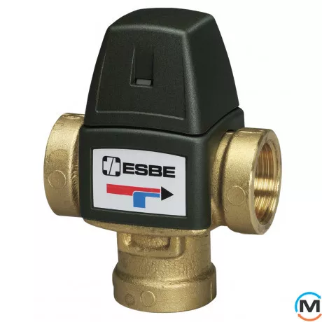 Esbe VTA322 G 1" DN20 20-43°С kvs 1,6 термостатический смесительный клапан, фото 