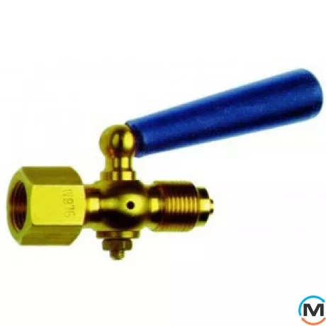 Триходовий кран Afriso для манометра 1/2" хвнеш.1/2" PN 16, латунь, Тип різьблення: Внутрішня/Зовнішня, Діаметр різьблення: 1/2", Робочий тиск (бар): 16, Матеріал: Латунь, фото 