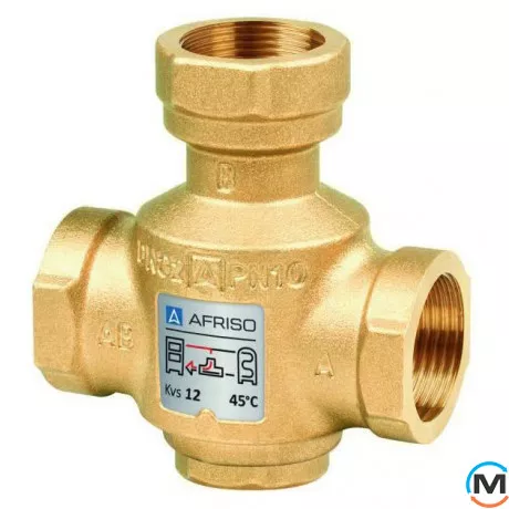 Триходові термічні клапани Afriso ATV 336 Rp 1" DN25 kvs 9 T=60_C, фото 