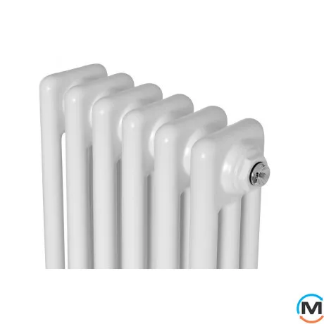 Вертикальний дизайнерський радіатор ARTTIDESIGN Bari III 6/1800/290 білий матовий, Виконання: Вертикальний, Колір: Білий, Висота (мм): 1800, Глибина (мм): 125, Кількість секцій: 6, Довжина (мм): 290, фото , зображення 3