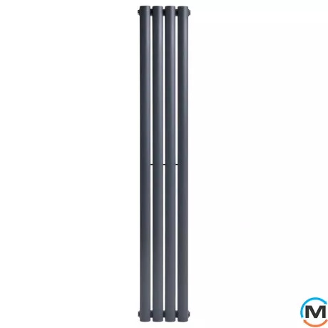 Вертикальный дизайнерский радиатор ARTTIDESIGN Rimini 4/1800/236/50 серый матовый, Цвет: Серый, Высота (мм): 1800, Количество рядов: 1, Длина (мм): 236, фото , изображение 4