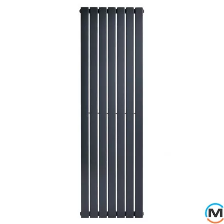 Вертикальний дизайнерський радіатор ARTTIDESIGN Livorno 7/1600/476/50 сірий матовий, Колір: Сірий, Висота (мм): 1600, Глибина (мм): 93, Кількість секцій: 7, Довжина (мм): 476, фото , зображення 4