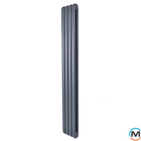 Вертикальный дизайнерский радиатор ARTTIDESIGN Verona 4/1800/300 серый матовый, Цвет: Серый, Высота (мм): 1800, Кол-во секций: 4, Длина (мм): 300, фото 