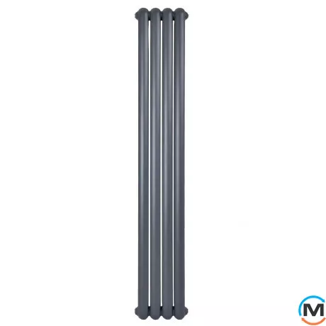 Вертикальный дизайнерский радиатор ARTTIDESIGN Verona 4/1800/300 серый матовый, Цвет: Серый, Высота (мм): 1800, Кол-во секций: 4, Длина (мм): 300, фото , изображение 5