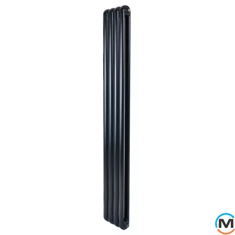 Вертикальный дизайнерский радиатор ARTTIDESIGN Verona 4/1800/300 черный матовый, Цвет: Черный, Высота (мм): 1800, Кол-во секций: 4, Длина (мм): 300, фото 