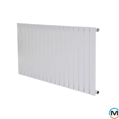 Горизонтальный дизайн радиатор ARTTIDESIGN Terni G 18/600/1062 белый матовый, Подключение радиатора: Нижнее, Исполнение: Горизонтальный, Цвет: Белый, Высота (мм): 600, Кол-во секций: 18, Длина (мм): 1062, Глубина (мм): 99, Количество рядов: 1, фото 