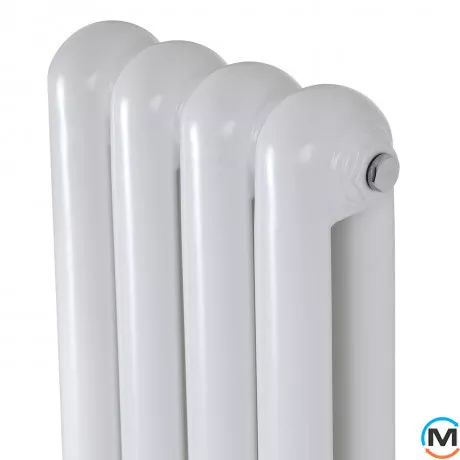 Вертикальный дизайнерский радиатор ARTTIDESIGN Verona 4/1800/300 белый матовый, Цвет: Белый, Высота (мм): 1800, Кол-во секций: 4, Длина (мм): 300, фото , изображение 2