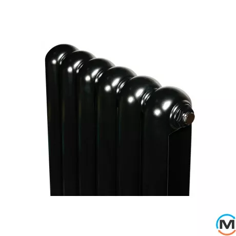 Вертикальный дизайнерский радиатор ARTTIDESIGN Verona 6/1800/440 черный матовый, фото , изображение 4