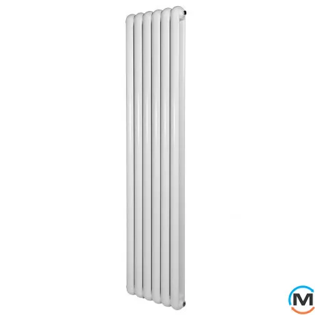 Вертикальний дизайнерський радіатор ARTTIDESIGN Verona 6/1800/440 білий матовий, Колір: Білий, Висота (мм): 1800, Кількість секцій: 6, Довжина (мм): 440, фото 