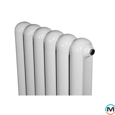 Вертикальний дизайнерський радіатор ARTTIDESIGN Verona 6/1800/440 білий матовий, Колір: Білий, Висота (мм): 1800, Кількість секцій: 6, Довжина (мм): 440, фото , зображення 2