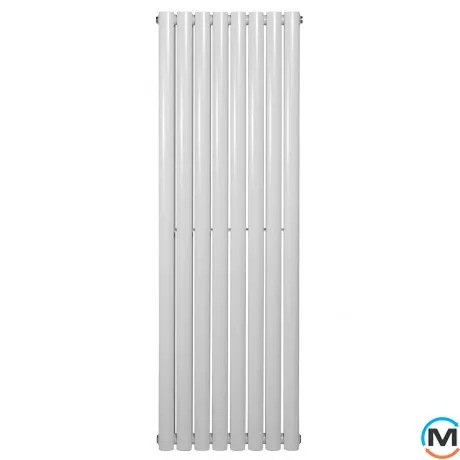 Вертикальный дизайнерский радиатор ARTTIDESIGN Rimini II 8/1500/472/50 белый матовый, Подключение радиатора: Нижнее, Исполнение: Вертикальный, Цвет: Белый, Высота (мм): 1500, Кол-во секций: 8, Длина (мм): 472, Глубина (мм): 103, Количество рядов: 2, фото , изображение 4