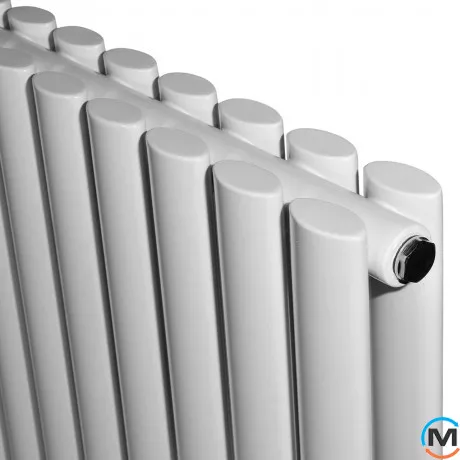 Вертикальный дизайнерский радиатор ARTTIDESIGN Rimini II 8/1500/472/50 белый матовый, Подключение радиатора: Нижнее, Исполнение: Вертикальный, Цвет: Белый, Высота (мм): 1500, Кол-во секций: 8, Длина (мм): 472, Глубина (мм): 103, Количество рядов: 2, фото , изображение 5