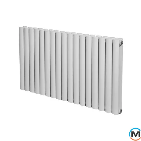 Горизонтальный дизайн радиатор ARTTIDESIGN Rimini II G 17/550/1003 белый матовый, Подключение радиатора: Боковое, Исполнение: Горизонтальный, Цвет: Белый, Высота (мм): 550, Кол-во секций: 17, Длина (мм): 1003, Глубина (мм): 103, Количество рядов: 2, фото 