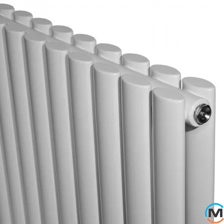 Горизонтальный дизайн радиатор ARTTIDESIGN Rimini II G 17/550/1003 белый матовый, Подключение радиатора: Боковое, Исполнение: Горизонтальный, Цвет: Белый, Высота (мм): 550, Кол-во секций: 17, Длина (мм): 1003, Глубина (мм): 103, Количество рядов: 2, фото , изображение 5