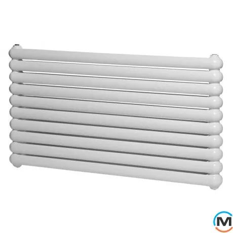 Горизонтальний дизайн радіатор ARTTIDESIGN Sora 10/600/1200 білий матовий, Виконання: Горизонтальний, Колір: Білий, Висота (мм): 600, Глибина (мм): 110, Довжина (мм): 1200, фото 