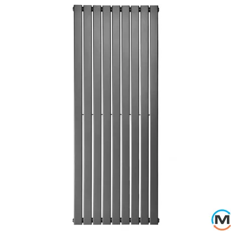 Дизайнерський вертикальний радіатор ARTTIDESIGN Livorno 9/1800/612/50 сірий матовий, Колір: Сірий, Висота (мм): 1800, Глибина (мм): 93, Кількість секцій: 9, Довжина (мм): 612, фото , зображення 4