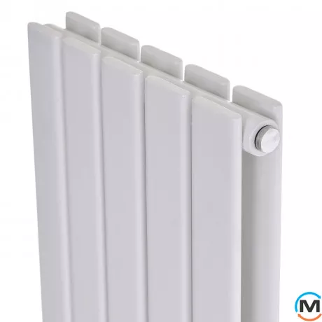 Дизайнерський радіатор вертикальний ARTTIDESIGN Livorno II 5/1800/340 білий матовий, Виконання: Вертикальний, Колір: Білий, Висота (мм): 1800, Глибина (мм): 103, Кількість секцій: 5, Довжина (мм): 340, Макс. Температура (град.): 90, фото , зображення 5