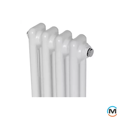 Вертикальный дизайнерский радиатор ARTTIDESIGN Bari II 4/1800/200 белый матовый, Подключение радиатора: Боковое, Исполнение: Вертикальный, Цвет: Белый, Высота (мм): 1800, Ширина (мм): 200, Количество рядов: 2, фото , изображение 2