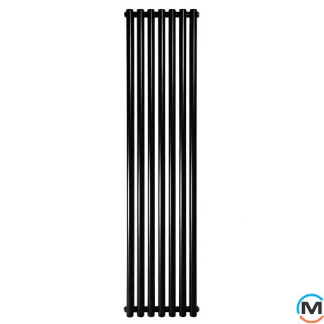 Вертикальний дизайнерський радіатор ARTTIDESIGN Matera II 7/1800/413/50 чорний матовий, Колір: Чорний, Кількість секцій: 7, Довжина (мм): 413, фото , зображення 5