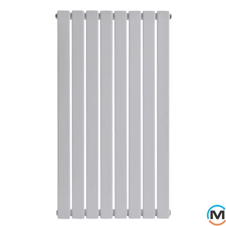Дизайнерський вертикальний радіатор ARTTIDESIGN Livorno 8/1200/544 білий матовий, Підключення радіатора: Бокове, Виконання: Вертикальний, Колір: Білий, Висота (мм): 1200, Кількість секцій: 8, Довжина (мм): 544, Глибина (мм): 93, Кількість рядів: 1, фото , зображення 5