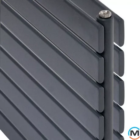 Горизонтальный дизайн радиатор ARTTIDESIGN Livorno II G 8/544/600 серый матовый, Цвет: Серый, Высота (мм): 544, Глубина (мм): 97, Кол-во секций: 8, Длина (мм): 600, фото , изображение 5