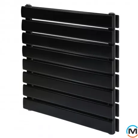Горизонтальний дизайн радіатор ARTTIDESIGN Livorno II G 8/544/600 чорний матовий, Виконання: Горизонтальний, Колір: Чорний, Висота (мм): 544, Глибина (мм): 97, Кількість секцій: 8, Довжина (мм): 600, Макс. Температура (град.): 90, фото 