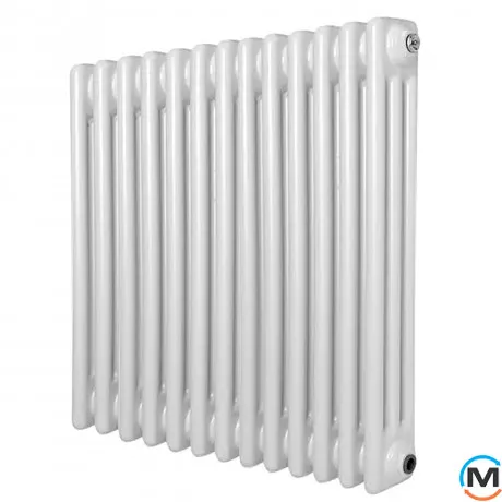 Горизонтальний дизайн радіатор ARTTIDESIGN Bari III G 13/600/605 білий матовий, Виконання: Горизонтальний, Колір: Білий, Висота (мм): 600, Глибина (мм): 118, Кількість секцій: 13, Довжина (мм): 605, фото 