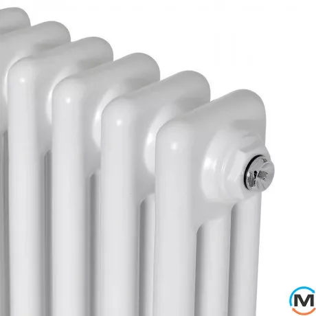 Горизонтальний дизайн радіатор ARTTIDESIGN Bari III G 13/600/605 білий матовий, Виконання: Горизонтальний, Колір: Білий, Висота (мм): 600, Глибина (мм): 118, Кількість секцій: 13, Довжина (мм): 605, фото , зображення 3