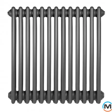 Горизонтальний дизайн радіатор ARTTIDESIGN Bari III G 13/600/605 сірий матовий, Виконання: Горизонтальний, Колір: Сірий, Висота (мм): 600, Глибина (мм): 118, Кількість секцій: 13, Довжина (мм): 605, фото , зображення 5