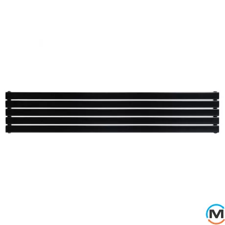 Горизонтальний дизайн радіатор ARTTIDESIGN Livorno II G 5/340/1800 чорний матовий, Колір: Чорний, Висота (мм): 340, Глибина (мм): 100, Кількість секцій: 5, Довжина (мм): 1800, фото , зображення 5