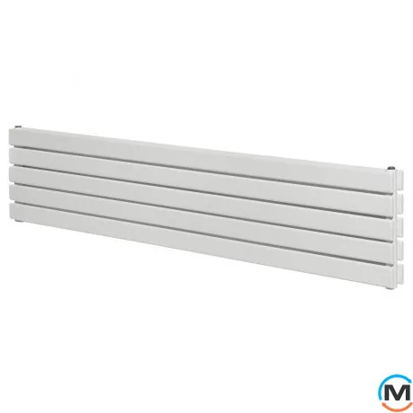 Горизонтальний дизайн радіатор ARTTIDESIGN Livorno II G 5/340/1800 білий матовий, Колір: Білий, Висота (мм): 340, Глибина (мм): 100, Кількість секцій: 5, Довжина (мм): 1800, фото 