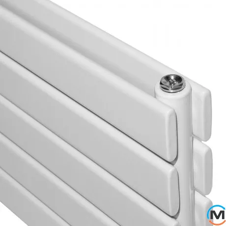 Горизонтальний дизайн радіатор ARTTIDESIGN Livorno II G 5/340/1800 білий матовий, Колір: Білий, Висота (мм): 340, Глибина (мм): 100, Кількість секцій: 5, Довжина (мм): 1800, фото , зображення 6