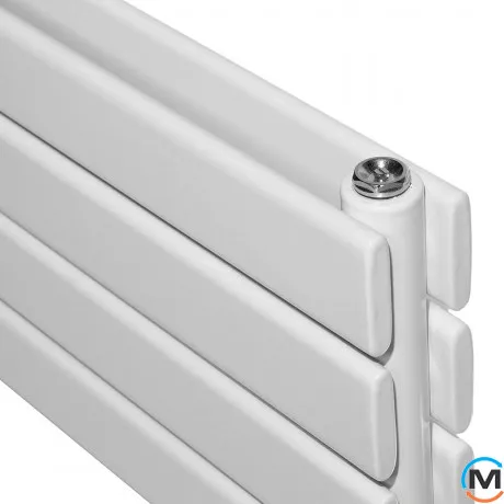 Горизонтальний дизайн радіатор ARTTIDESIGN Livorno II G 4/272/1800 білий матовий, фото , зображення 5