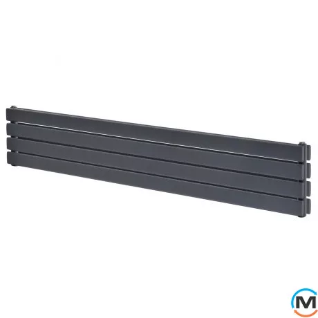 Горизонтальный дизайн радиатор ARTTIDESIGN Livorno II G 4/272/1800 серый матовый, фото 