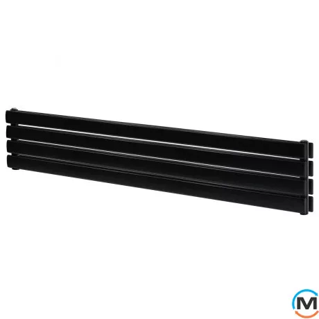 Горизонтальный дизайн радиатор ARTTIDESIGN Livorno II G 4/272/1800 черный матовый, Цвет: Черный, Высота (мм): 272, Глубина (мм): 100, Кол-во секций: 4, Длина (мм): 1800, фото 