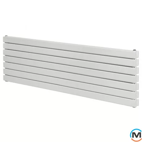 Горизонтальний дизайн радіатор ARTTIDESIGN Livorno II G 7/476/1800 білий матовий, Підключення радіатора: Нижнє, Виконання: Горизонтальний, Колір: Білий, Висота (мм): 476, Кількість секцій: 7, Довжина (мм): 1800, Глибина (мм): 103, Кількість рядів: 2, фото 