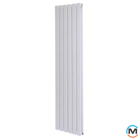 Вертикальний дизайнерський радіатор ARTTIDESIGN Livorno II 6/1800/408 білий матовий, Виконання: Вертикальний, Колір: Білий, Висота (мм): 1800, Глибина (мм): 103, Кількість секцій: 6, Довжина (мм): 408, Макс. Температура (град.): 90, фото 