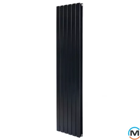 Вертикальний дизайнерський радіатор ARTTIDESIGN Livorno II 6/1800/408/50 чорний матовий, Виконання: Вертикальний, Колір: Чорний, Висота (мм): 1800, Глибина (мм): 103, Кількість секцій: 6, Довжина (мм): 408, Макс. Температура (град.): 90, фото 