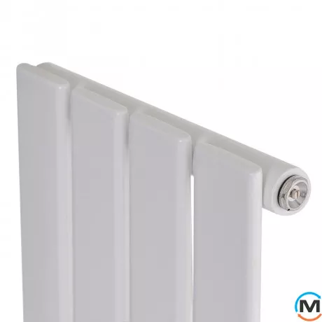 Дизайнерський радіатор вертикальний ARTTIDESIGN Livorno 4/1800/272/50 білий матовий, Підключення радіатора: Нижнє, Виконання: Вертикальний, Колір: Білий, Висота (мм): 1800, Кількість секцій: 4, Довжина (мм): 272, Глибина (мм): 93, Кількість рядів: 1, фото , зображення 5