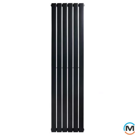 Вертикальний дизайнерський радіатор ARTTIDESIGN Livorno 6/1800/408/50 чорний матовий, Колір: Чорний, Висота (мм): 1800, Глибина (мм): 103, Кількість секцій: 6, Довжина (мм): 408, фото , зображення 4