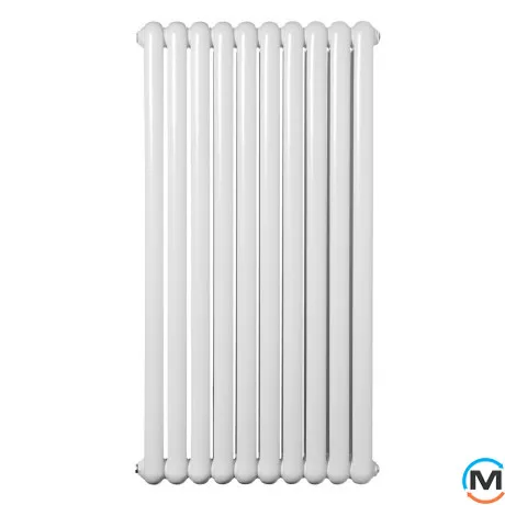 Вертикальный дизайнерский радиатор ARTTIDESIGN Verona 10/1200/600 белый матовый, Цвет: Белый, Высота (мм): 1200, Кол-во секций: 10, Длина (мм): 600, фото 