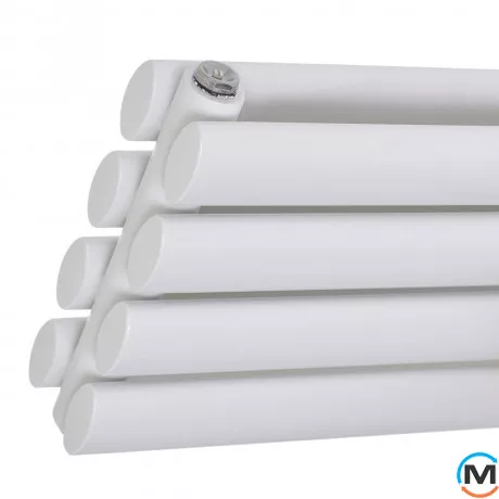 Горизонтальний дизайн радіатор ARTTIDESIGN Rimini II G 4/236/1800/50 білий матовий, Підключення радіатора: Бокове, Виконання: Горизонтальний, Колір: Білий, Висота (мм): 236, Кількість секцій: 4, Довжина (мм): 1800, Кількість рядів: 2, фото , зображення 3