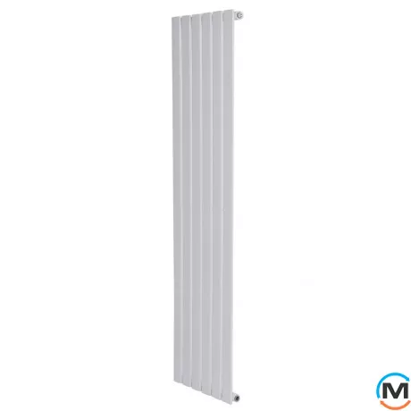 Вертикальный дизайнерский радиатор ARTTIDESIGN Livorno 6/1600/408 белый матовый, Подключение радиатора: Боковое, Исполнение: Вертикальный, Цвет: Белый, Высота (мм): 1600, Кол-во секций: 6, Длина (мм): 408, Глубина (мм): 9.6, Количество рядов: 1, фото 