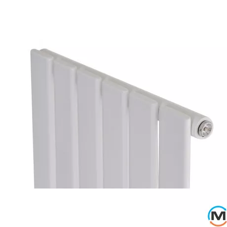 Вертикальный дизайнерский радиатор ARTTIDESIGN Livorno 6/1600/408 белый матовый, Подключение радиатора: Боковое, Исполнение: Вертикальный, Цвет: Белый, Высота (мм): 1600, Кол-во секций: 6, Длина (мм): 408, Глубина (мм): 9.6, Количество рядов: 1, фото , изображение 4