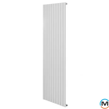 Вертикальний дизайнерський радіатор ARTTIDESIGN Terni 10/1800/590 білий матовий, Підключення радіатора: Бокове, Виконання: Вертикальний, Колір: Білий, Висота (мм): 1800, Кількість секцій: 10, Довжина (мм): 590, Глибина (мм): 99, Кількість рядів: 1, фото 