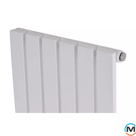 Вертикальний дизайнерський радіатор ARTTIDESIGN Terni 6/1800/354 білий матовий, Підключення радіатора: Бокове, Колір: Білий, Кількість секцій: 6, Кількість рядів: 1, Довжина (мм): 354, фото , зображення 5