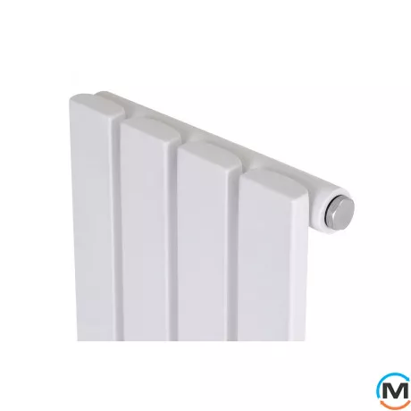 Вертикальний дизайнерський радіатор ARTTIDESIGN Terni 4/1800/236 білий матовий, Підключення радіатора: Бокове, Колір: Білий, Кількість секцій: 4, Кількість рядів: 1, Довжина (мм): 236, фото , зображення 5